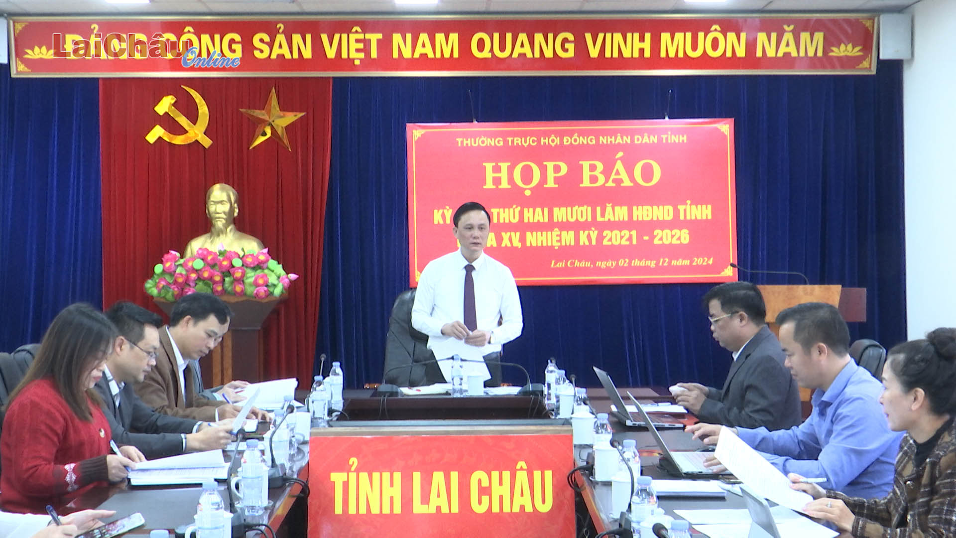 Họp báo Kỳ họp thứ hai mươi lăm HĐND tỉnh khóa XV, nhiệm kỳ 2021 – 2026